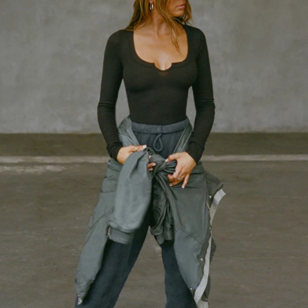 Joah Brown XS/S Henley Vintage Black